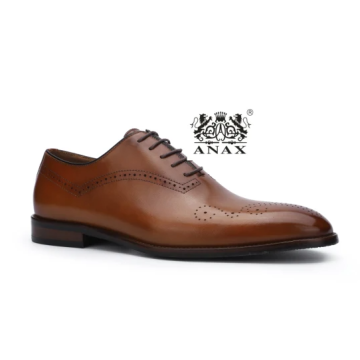 Chaussures de mode pour hommes en cuir verni